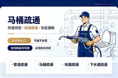 南充马桶疏通